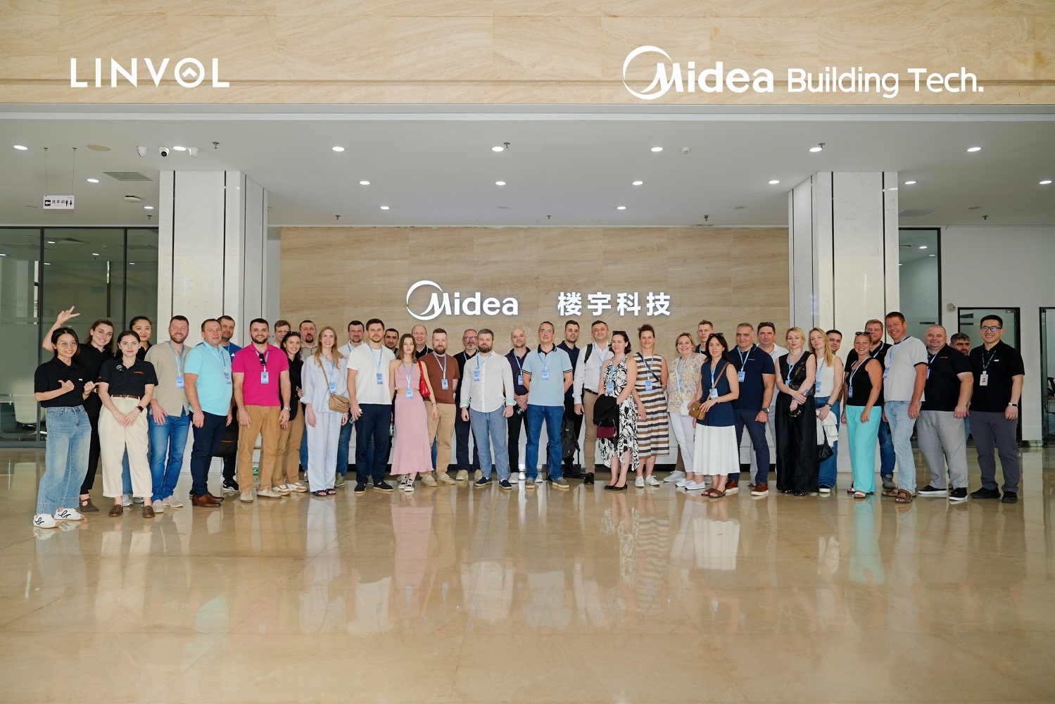 Крупнейшая делегация партнеров посетила заводы Midea | Linvol в Китае